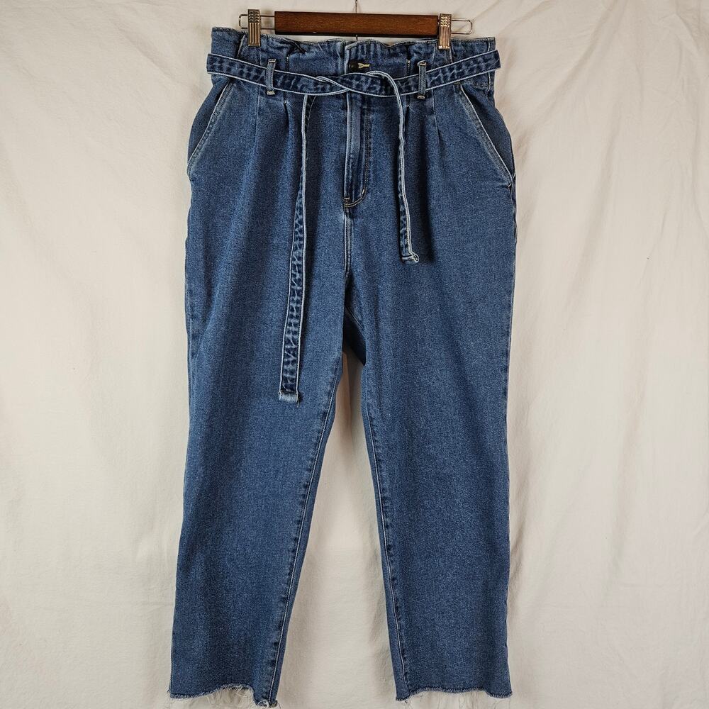 Abercrombie & Fitch Ultra High rise Paperbag jean mom jean, size 14R